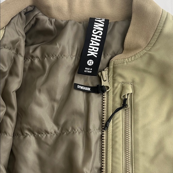 Gymshark Olive Bomber Jacket - Picture 2 of 3